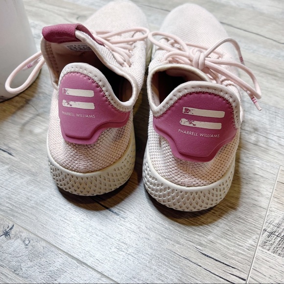 Adidas Pharrell Williams Limited Addition Light Pink Tennis Shoe Sneaker - Picture 6 of 9